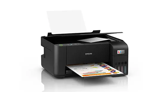Epson Eco Tank L3210 A4 All-in-One Ink Tank Printer, Up to 33.0 ppm / 15.0 ppm , 2.4-inch color LCD touch screen