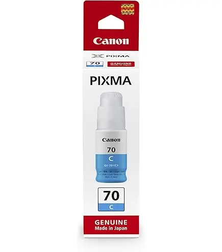 Canon GI-70 C Ink Bottle (Cyan)G6070 and G5070 - PIXMA ‎GI70C