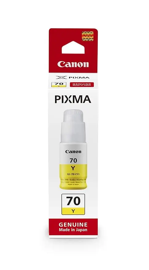 Canon GI-70 Y Ink Bottle (Yellow) G6070 and G5070 - PIXMA GI70Y