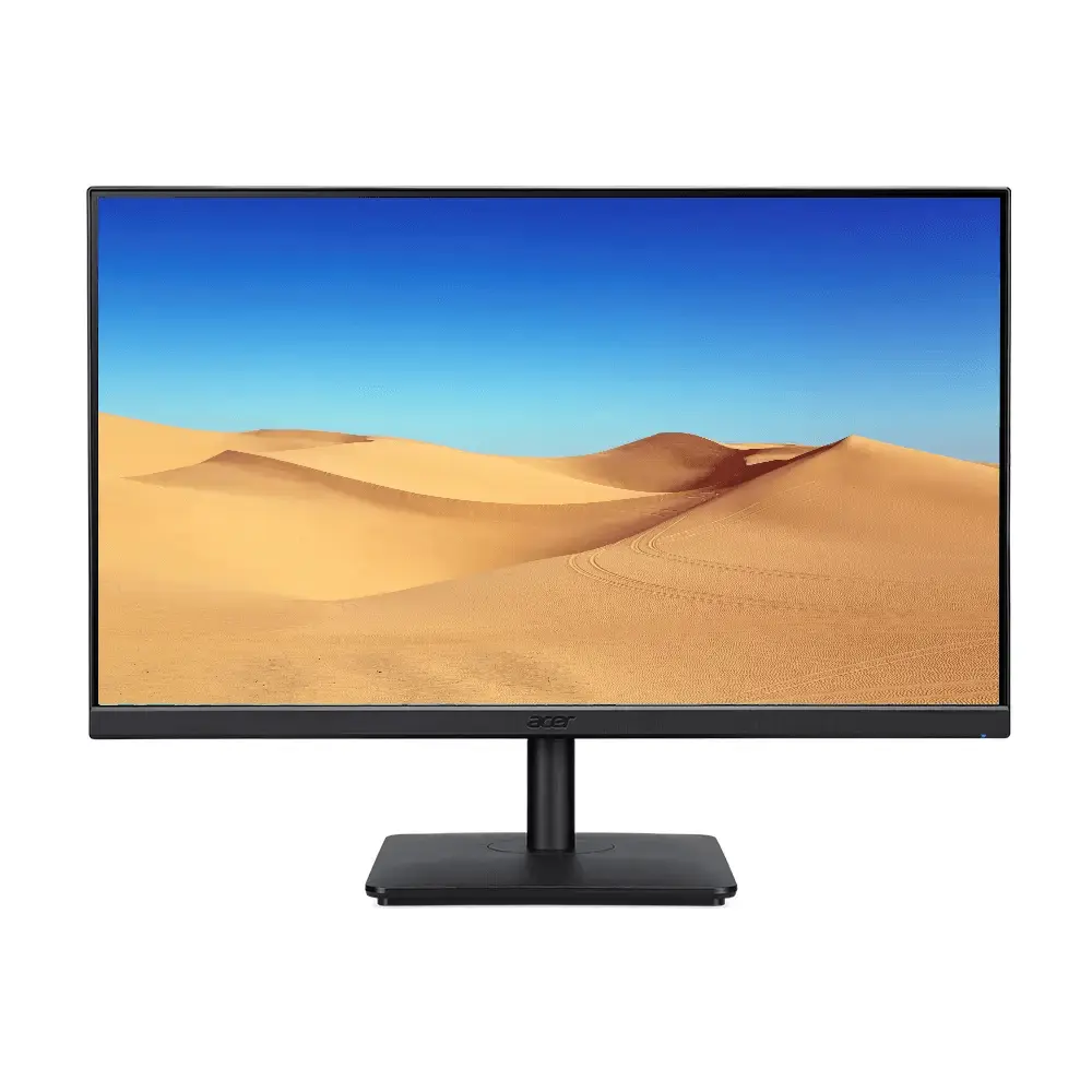 Acer EV247Y 60.5 cm (23.8") Full HD IPS LED Backlit LCD Zero Frame Monitor I 100 Hz Refresh Rate I 250 Nits, 99% SRGB I HDMI & VGA Ports I TUV Eye Certified I Stereo Speakers I 100% Recyclable Packaging, Black