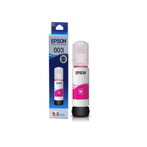Epson 003 65ml Ink Bottle (Magenta)L3110 /L3101/ L3150 / L4150 / L4160 / L6160 / L6170 / L6190 - C13T00V398
