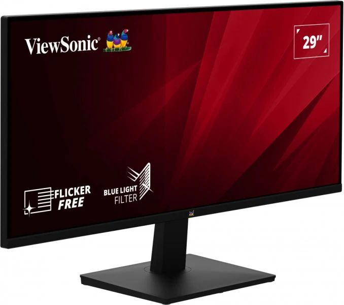 ViewSonic (from USA) 73.66 Cm (29") Ultra-Wide Monitor IPS,WFHD 2560x1080 Pixels, HDR10, Adaptive Sync,sRGB -120%, 21:9 Ratio, Eye Care, DCR 80M:1, Speaker, 3Side Bezel Less, HDMIx2,DP VA2932-MHD