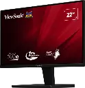 ViewSonic (USA Brand) - VA2215-H-1N, 22-inch (55.88cm) Full HD 1080p Monitor, SuperClear® VA Panel, 100Hz, 1ms, AMD FreeSync, 104% sRGB, Eye ProTech+, HDMI, VGA, ViewMode, Anti-Glare, VESA Mountable