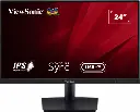 ViewSonic 60.96 Cm (24") IPS FHD Professional Monitor USB Type-C One Cable Solution with 65W Laptop Charge Back, Bezel Less, Wall Mount, 2X Speaker, HDMI, VGA, USB-C, Eye Care, 104% SRGB- VA2409-MHU