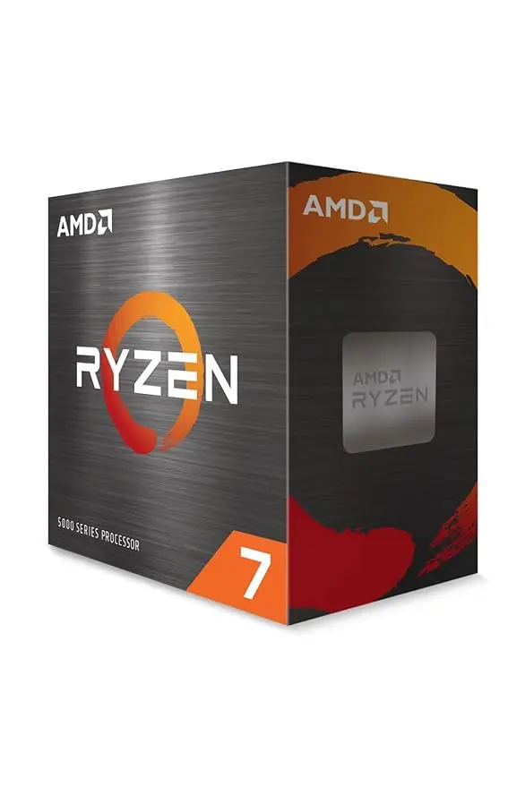 AMD 5000 Series Ryzen 7 5700X Desktop Processor 8 cores 16 Threads 36 MB Cache 3.4 GHz Upto 4.6 GHz Socket AM4 500 Series Chipset (100-100000926WOF) 