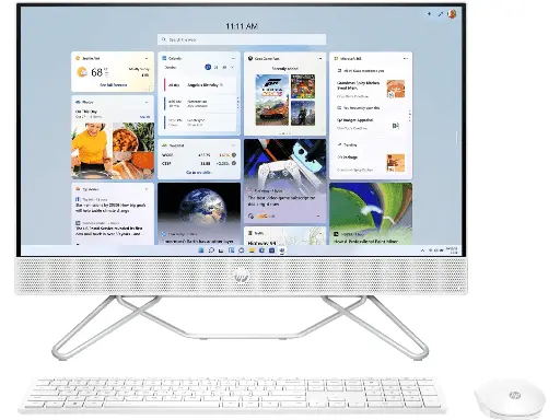 [BWHPAD1043] HP AlO Desktop, Intel Core i3-1215U, 8 GB DDR4, 512 GB SSD(Win11, Office 21 ,Starry White 5.37kg),IPS,23.8-inch(60.5cm) FHD,CB190IN