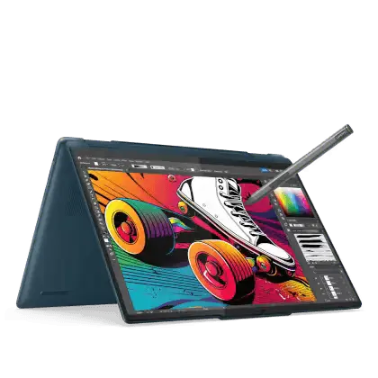 [BWLEL1050] LENOVO Yoga 7 2-in-1 14IML9, Intel® Core™ Ultra 5 125H, 16GB LPDDR5, 1TB SSD, (Win 11, Office 24, Tidal Teal, 1.49 kg) 14" WUXGA (1920x1200) OLED 400nits Glossy / Antifingerprint, 100% DCI-P3, 60Hz, Dolby Vision®, TÜV Low Blue Light, DisplayHDR™ True Black 500, Glass, Touch, Yoga 7 2 in 1 83DJ00DGIN 