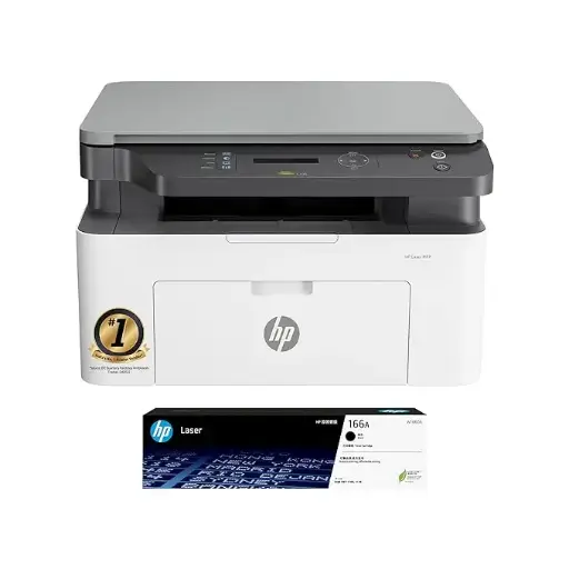 [BWHPP1020] HP LaserJet 1188nw Wi-Fi Printer, Print Copy Scan, Compact Design, Reliable and Fast Printing, Network Support 