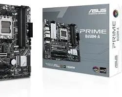 [BWASMB1028] ASUS B650 Micro-ATX motherboard with DDR5, PCIe 5.0 M.2, 2.5Gb Ethernet, DisplayPort/HDMI®/VGA, rear USB 3.2 Gen 2, front USB 3.2 Gen 1 Type-C®, BIOS FlashBack™, Aura Sync