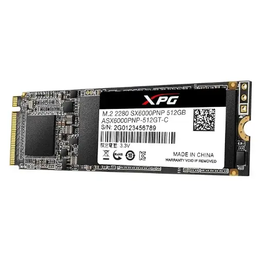 [BWADSSD1005] XPG ADATA SX6000 Pro M.2 NVME 512GB PCIe Gen3x4 2280 Internal Solid State Drive/SSD, Read/Write speeds of up to 2100/1500 MB/s -Compatible with PC and Laptop -ASX6000PNP-512GT-C 