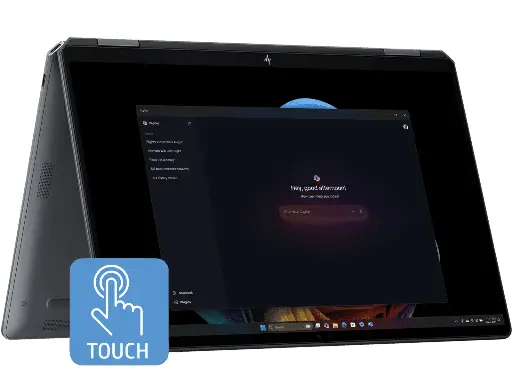 [BWHPL1072] HP OmniBook Ultra Flip, Intel Core Ultra 7-256v, Touchscreen Thin & Light Laptop (16GB, 1TB SSD, Windows 11 Home, 14 inch OLED Display, MS Office 2021, Eclipse Gray, 1.34 KG)fh0026TU 