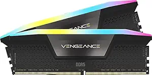 [BWCSR1013] Corsair VENGEANCE® RGB 64GB (2x32GB) DDR5 DRAM 6000MT/s CL30 Memory Kit — Black