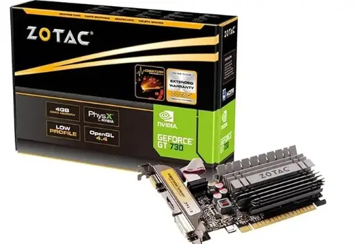 [BWZCGP1001] Zotac Gaming Geforce Gt 730 Ddr3 4Gb 64Bit Pcie Zone Edition Graphics Card  - Pci_E, Ddr3_Sdram - ZT-71115-20L