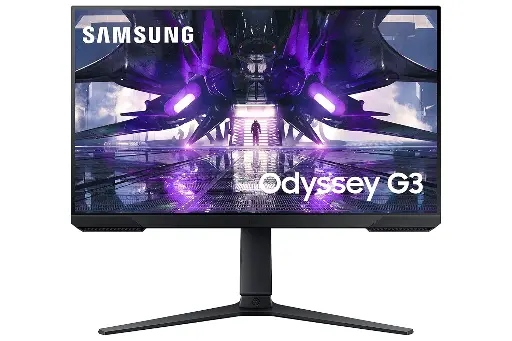 [BWSAMON1006] Samsung 24-Inch(60cm) FHD Odyssey G3 Gaming, 165 Hz, 1Ms Flat LED Monitor, 1920 X 1080 Pixels, Height Adjustable Stand, Bezel Less, Eye-Saver, AMD Freesync Premium (LS24AG322NWXXL, Black)