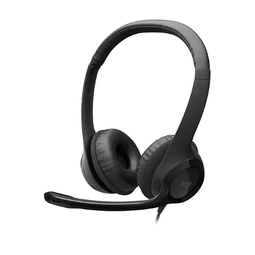 [BWLTHP1015] Logitech H390 Wired On Ear Headset for PC/Laptop, Stereo Headphones with Noise Cancelling Microphone, USB-A, In-Line Controls, Works with Chromebook 