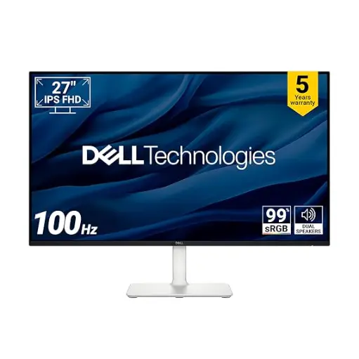[BWDMON1020] Dell-S2725H-Grey 68.58cm (27") FHD Monitor 1920x1080 at 100Hz, Built-in 5w Dual Speaker, Response Time: 4ms (Extreme), 99% sRGB (Typical), Ficker Free, Brightness: 300 cd/m2 (Typical), Ports: 2X HDMI