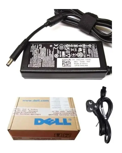 [BWDAD1001] Dell Laptop Adapter Charger 65w 19.5V 3.34A (New Pin 4.5*3.0mm) for all Dell Part No. RFRWK 00285K 04H6NV 04H6VH 070VTC & Power Cord 