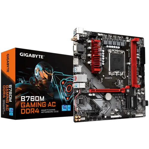 [BWGBMB1013] Gigabyte B760M Gaming AC DDR4 (Wi-Fi) Motherboard