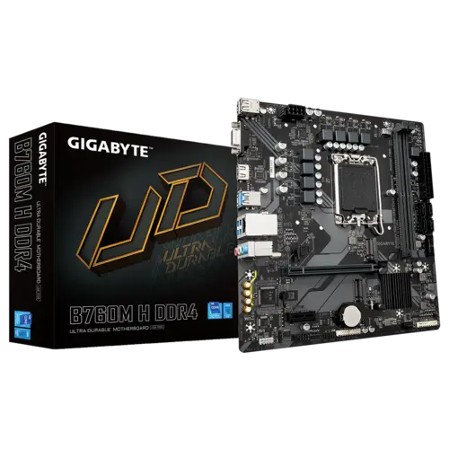 [BWGBMB1014] Gigabyte B760M-H DDR4 LGA1700 M-ATX Motherboard 