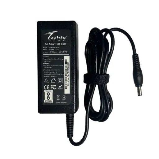 [BWTCA1006] Techie Compatible Toshiba 65W Laptop Charger for Satellite C55, C660, L650, L750D, Series (19V, 3.42A)