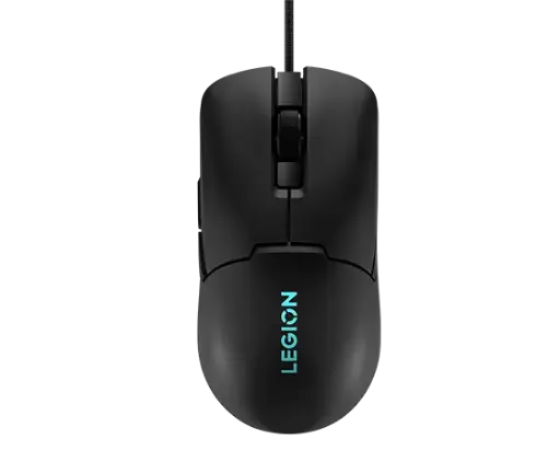 [BWLEM1002] Lenovo Legion M300s RGB Wired Gaming Mouse - 8,000 DPI Adjustable Sensor, 6 Programmable Buttons & 20-Million Clicks Durability with Optimized Comfort (Black), GY51H47350