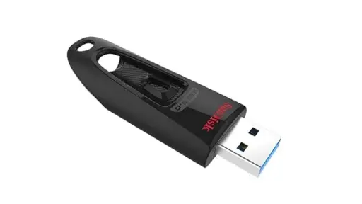 [BWSDPD1006] SanDisk Ultra 64GB, USB 3.0, Flash Drive, Upto 130MB/s R, Pendrive, Black, (SDCZ48-064G-I35)
