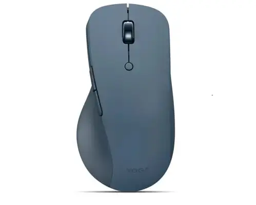 [BWLEM1008] Lenovo Yoga Pro Mouse | Custom-programmable Buttons, Dual Device Connectivity, Dynamic Scroll Wheel, Righthanded Efficiency, Blue Optical Sensor Technology, USB-C, BT 5.0, Tidal Teal