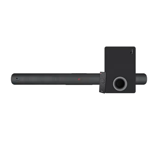 [BWFINS1001] FINGERS Octane-200 Multimedia Sound Bar with Subwoofer (Powerful 200 Watts, Bluetooth, USB, AUX, Optical, HDMI (ARC), Coaxial, Mic Input (6.35mm), EQ Modes - Movies, Music & News, Wall Mount & Remote 