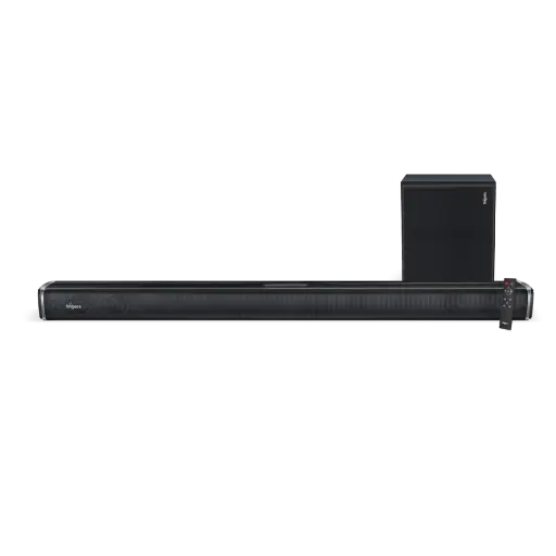 [BWFINS1002] FINGERS Octane-100 Multimedia Sound Bar with Powerful 100 Watts, Subwoofer, Bluetooth, USB, AUX, Optical, HDMI ARC, Wall Mountable & Remote Control 