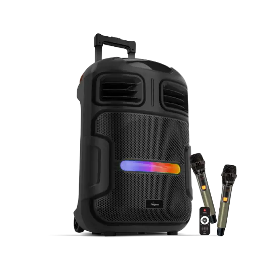 [BWFINS1006] FINGERS RollingParties-51 50 W Bluetooth Party Speaker  (Rich Black, Stereo Channel) 