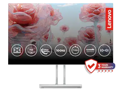 [BWLEMON1011] Lenovo L24i-4A 60.45cms (23.8) Monitor,(2 x 3W) speaker,100 Hz,1 x HDMI 1.4, 1 x VGA 1 x Audio Out (3.5 mm),1920 x 1080,67BCKAC6IN