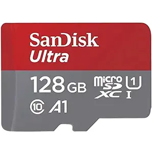 [BWSDMS1001] SanDisk Ultra 128GB microSDXC UHS-I, 140MB/s R, Memory Card, 10 Y Warranty, for Smartphones 