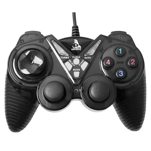 [BWTAGGP1001] TAG Gamerz G20 USB Gamepad | Vibration Motor | Turbo Mode | Force Function Feedback | Ergonomic Design | Plug And Play High Performance Gaming Controller/Remote | Rubberized | Supports Windows (Black) 