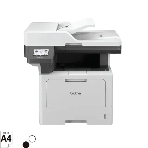 [BWBRP1014] Brother DCP-L5660DN Auto Duplex Laser Printer, 48 PPM, Dual Scanning, Print Scan Copy, 3.5" Touch Screen Display, 70 Pages ADF, LAN, 250 Sheet Paper Tray, 11000 Pages Inbox Toner, Free Installation