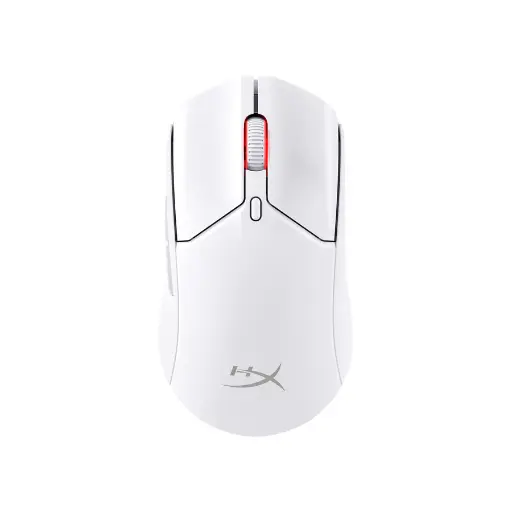 [BWHPXM1002] HyperX Pulsefire Haste 2 Wireless Gaming Mouse Ultra Lightweight, 61g, 100 Hour Battery Life, 2.4Ghz Wireless, Up to 26000 DPI - White (6N0A9AA) 