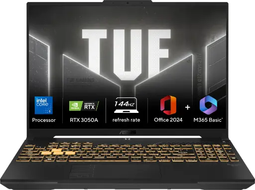 [BWASL1062] ASUS Intel Core 5 210H, RTX 3050A GPU (16GB/512GB/40.64 cms (16) FHD+/Windows 11 Home), FX607VB-RL076WS