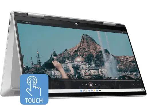 [BWHPL1110] HP Intel 13th Gen Core i5-1335U/(16 GB DDR4 on board/1 TB SSD)Intel Iris Xe /WIN 11 + MSO 2024/Zenvo Pen Natural Silver 2, Backlit KBD, Natural Silver  NSV - 5MP TNR, B&O Audio/Touch/14.0 FHD IPS 250 nits Narrow Border  / Natural Silver, 14-ek1010TU