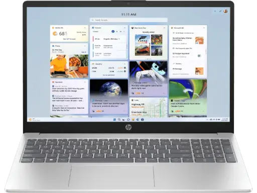 [BWHPL1129] HP Core i3-1315U/8GB DDR4/512GB SSD/Intel UHD Graphics/WIN 11 + MSO 2024/Island KBD with N’Pad/	15.6 FHD/Narrow Border / Natural Silver, 15-fd0465TU