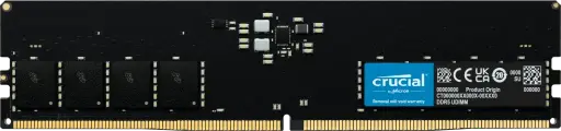 [BWCRR1018] Crucial RAM 32GB DDR5-4800 UDIMM CL40 Desktop Memory, CT32G48C40U5