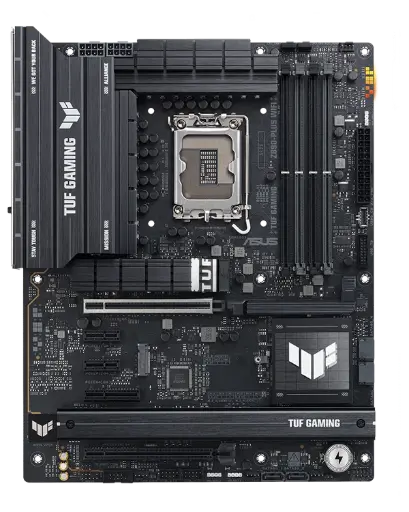 [BWASMB1042] ASUS TUF Gaming Z890-PLUS WiFi Intel ATX Motherboard, 16+1+2+1(80A) Power Stages,DDR5, PCIe 5.0 w/Full Support for Next-gen GPUs,1xUSB4, Front USB 20Gbps, 4 x M.2 Slots, Wi-Fi 7, Intel 2.5 Gb