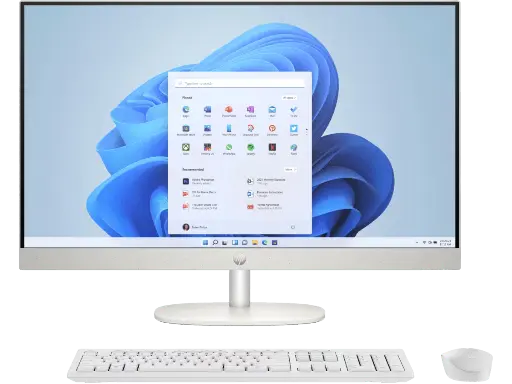 [BWHPAD1012] HP All-in-One Desktop PC / 24-cr0901in/ Intel i3 13th Gen/ 8GB RAM/ 512GB SSD/ 23.8" FHD IPS/ Wi-Fi 6/ Windows 11+Office 2024/ 5.27 kg
