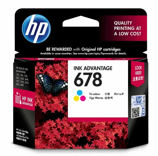 [BWHPCON1009] HP INK CARTRIDGE 678 COLOUR