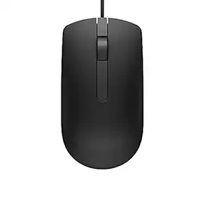 [BWDM1001] Dell MS116 Wired Optical Mouse, 1000DPI, LED Tracking, Scrolling Wheel, Plug and Play
