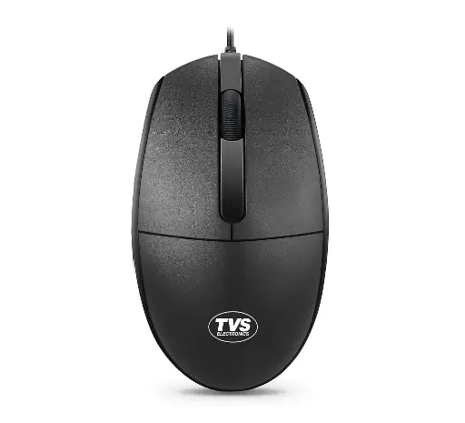 [BWTCM1001] TvschamoM120 wired mouse TVS ELECTRONICS Champ M120 Wired Optical Mouse with 1200 DPI Resolutions | 3 Handy Buttons with 1.5 Million Durable Clicks | Fast Moving Scroll Wheel, Plug and Play USB Mouse for Windows/Mac