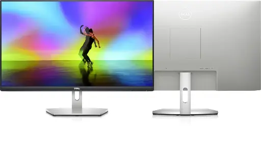 [BWDMON1002] Dell S2721H 27 Inch Full HD 1080p, AMD FreeSync IPS Ultra-Thin Bezel Monitor, Built-in Speakers, Silver, Black
