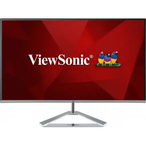 [BWVSMON1006] ViewSonic (from USA) VX2776-SH 68.58Cm (27 ") FHD IPS Monitor, Premium, Aesthetic Design, Frameless Bezel, Thin Profile & Unique Triangular Stand, 75Hz, Eye Care, 100% sRGB, Flicker Free,HDMI, VGA.