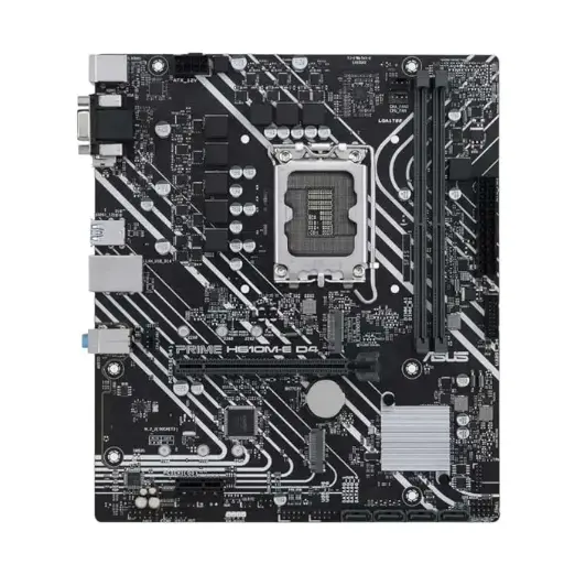 [BWASMB1007] Asus Intel® H610 (LGA 1700) mATX motherboard with DDR5,PCIe 4.0, dual M.2 slots, Intel® 1Gb Ethernet, WIFI 5, DisplayPort, HDMI™, VGA, USB 3.2 Gen 2 ports, Addressable Gen 2 headers, and Aura Sync