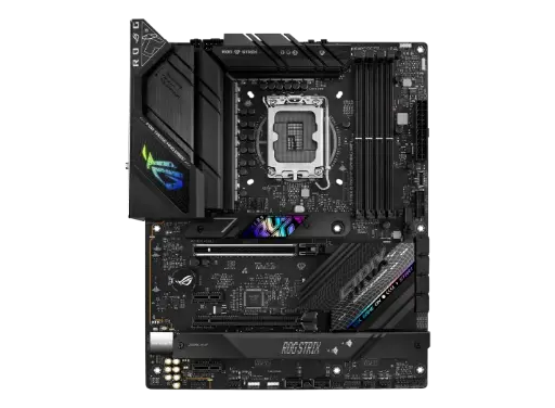 [BWASMB1013] ASUS ROG Strix B760-F Gaming WiFi LGA 1700 ATX Motherboard with 16+1 Power Stages, DDR5, PCIe 5.0 SafeSlot, 3 PCIe 4.0 M.2, WiFi 6E, 2.5G Ethernet, USB 3.2x2 Type-C, AI Noise Cancelation, & Aura Sync