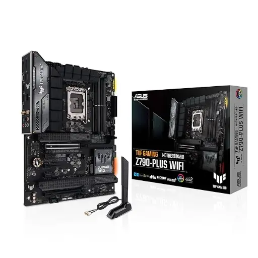 [BWASMB1014] ASUS TUF Gaming Z790-Plus WiFi LGA 1700(Intel®12th&13th Gen) ATX Gaming Motherboard(PCIe 5.0,DDR5,4xM.2 Slots,16+1 DrMOS,WiFi 6,2.5Gb LAN,Front USB 3.2 Gen 2 Type-C®,Thunderbolt 4(USB4),Aura RGB)