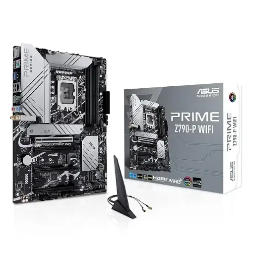 [BWASMB1015] ASUS Prime Z790-P WiFi Lga 1700(Intel 13Th &12Th Gen) ATX Motherboard (Pcie 5.0,Ddr5,14+1 Power Stages,3X M.2,WiFi 6,Bluetooth V5.2,2.5Gb LAN, Front Panel USB 3.2 Gen 2 Type-C, Thunderbolt 4/Usb4)